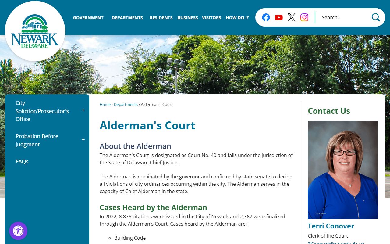 Newark Alderman's Court Records
