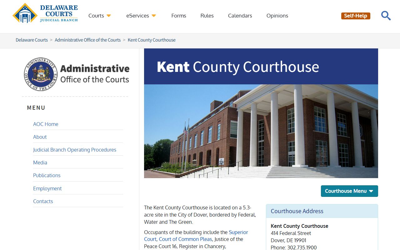 Kent County Courthouse Court Records Information