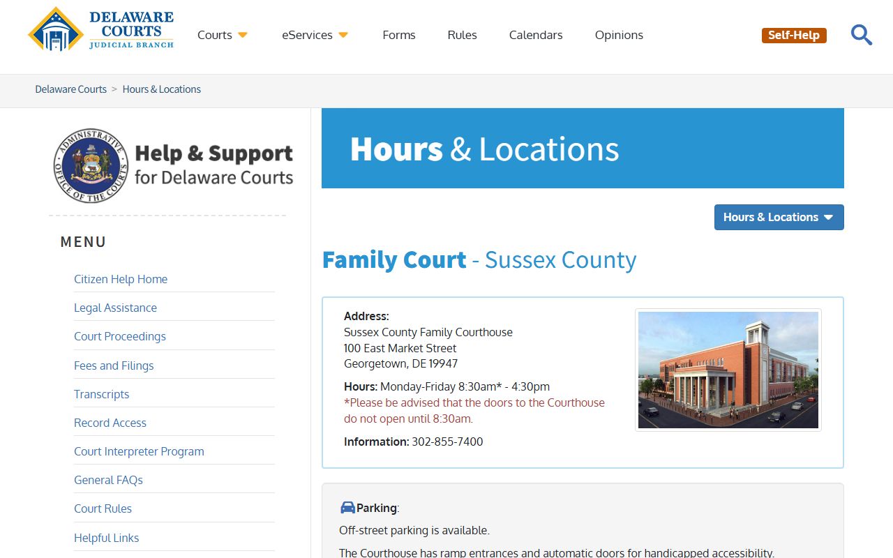 Sussex County Family Court Records