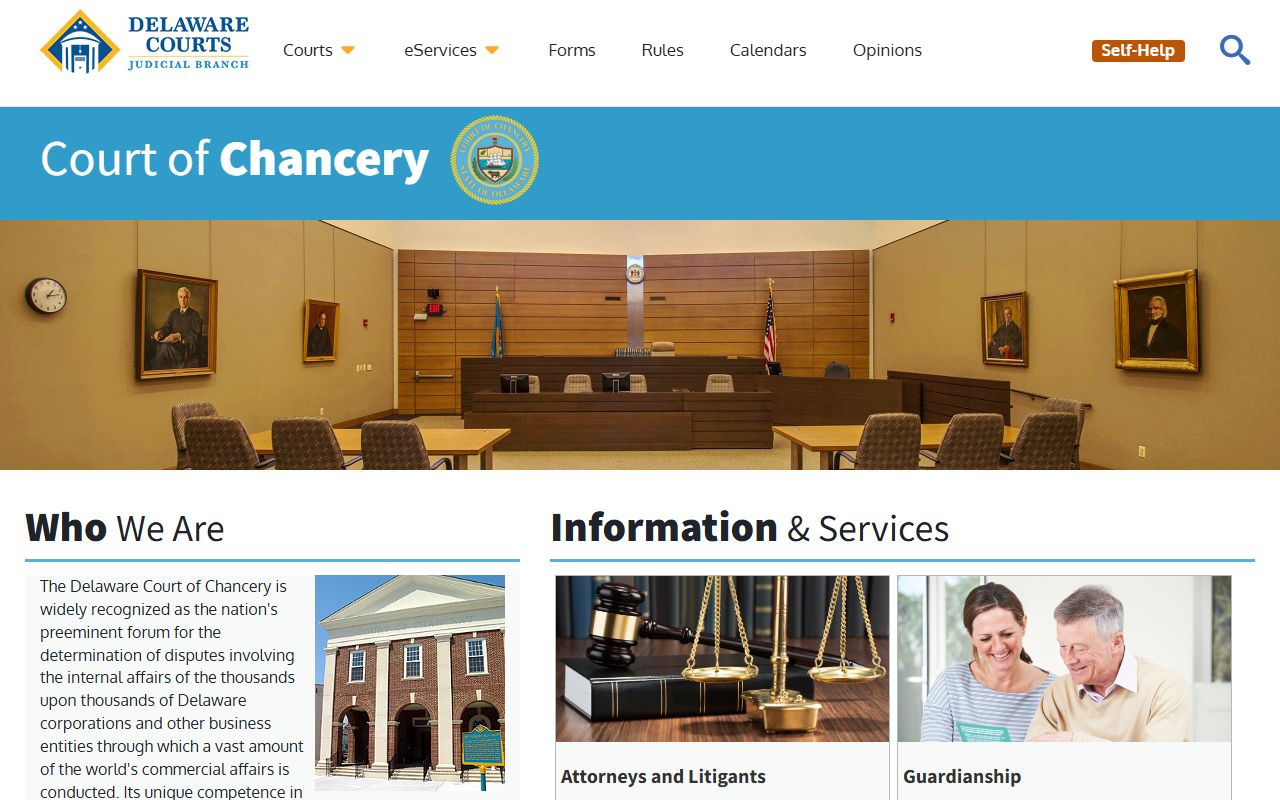Delaware Court of Chancery Court Records